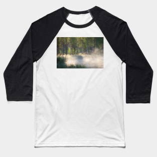 Small forest pond at sunrise Baseball T-Shirt